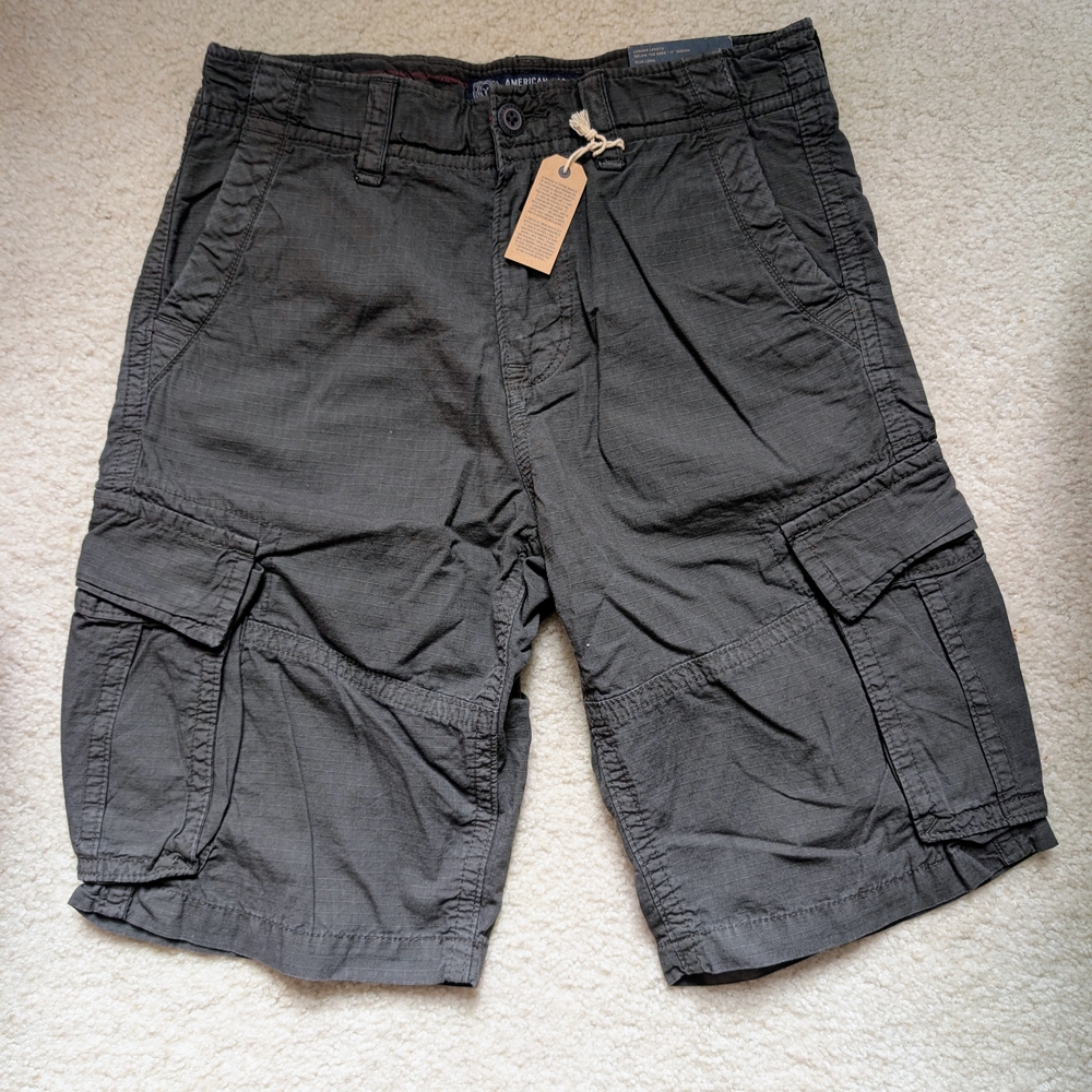 NWT American Eagle Dark Gray Cargo Shorts